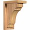 Ekena Millwork Pescadero Smooth Corbel w/Backplate, Western Red Cedar, 5 1/2"W x 8"D x 12"H COR06X08X12PEC01SWR - alternate 1